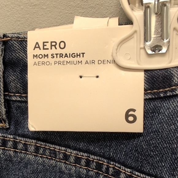 Aeropostale Size 6 Mom Straight Leg Jeans. NWT - Picture 6 of 7